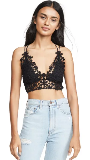 Free People Miss Dazie Bralette Black