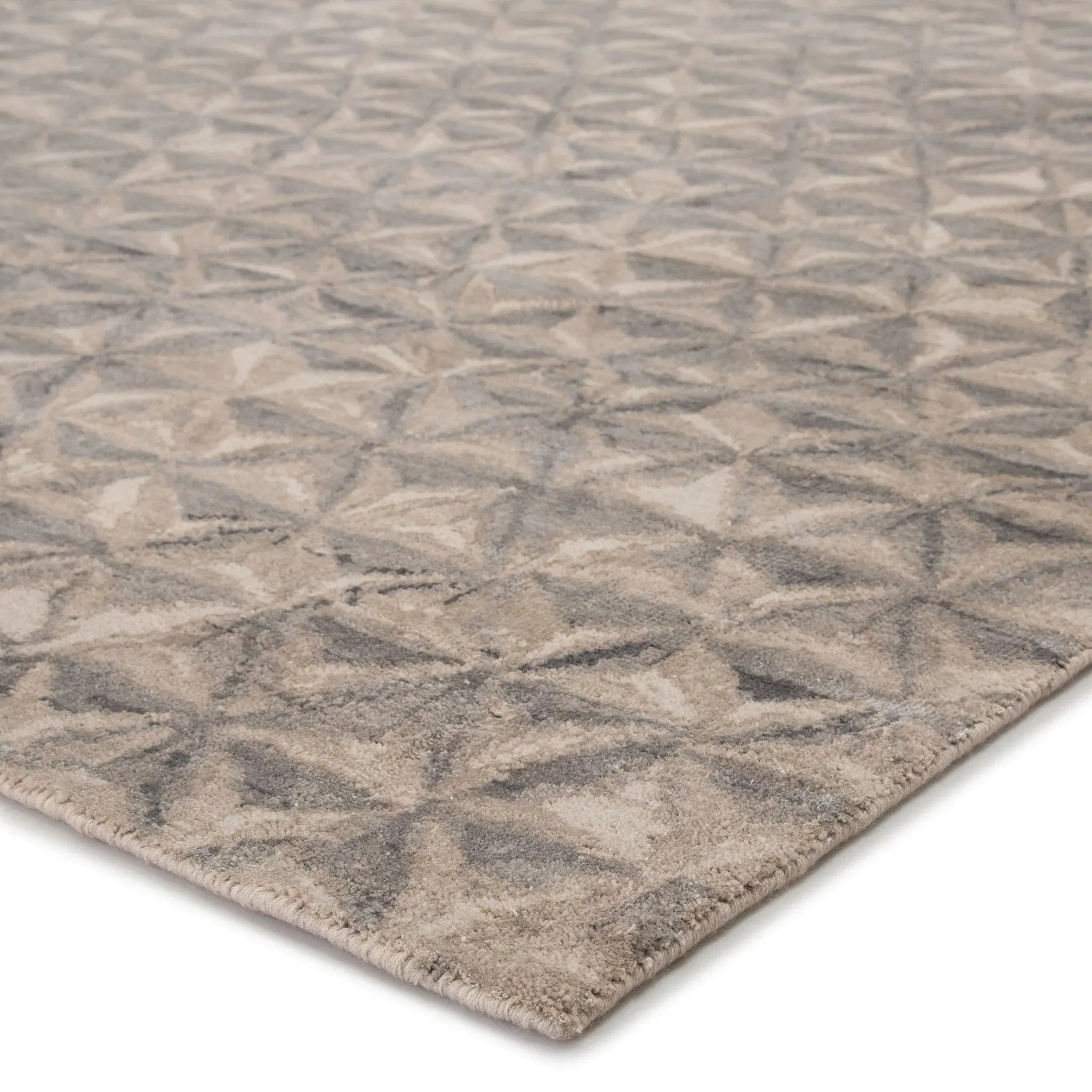 Free Verse Edge By Kavi FVK01 Raagam Gray/Beige Rug