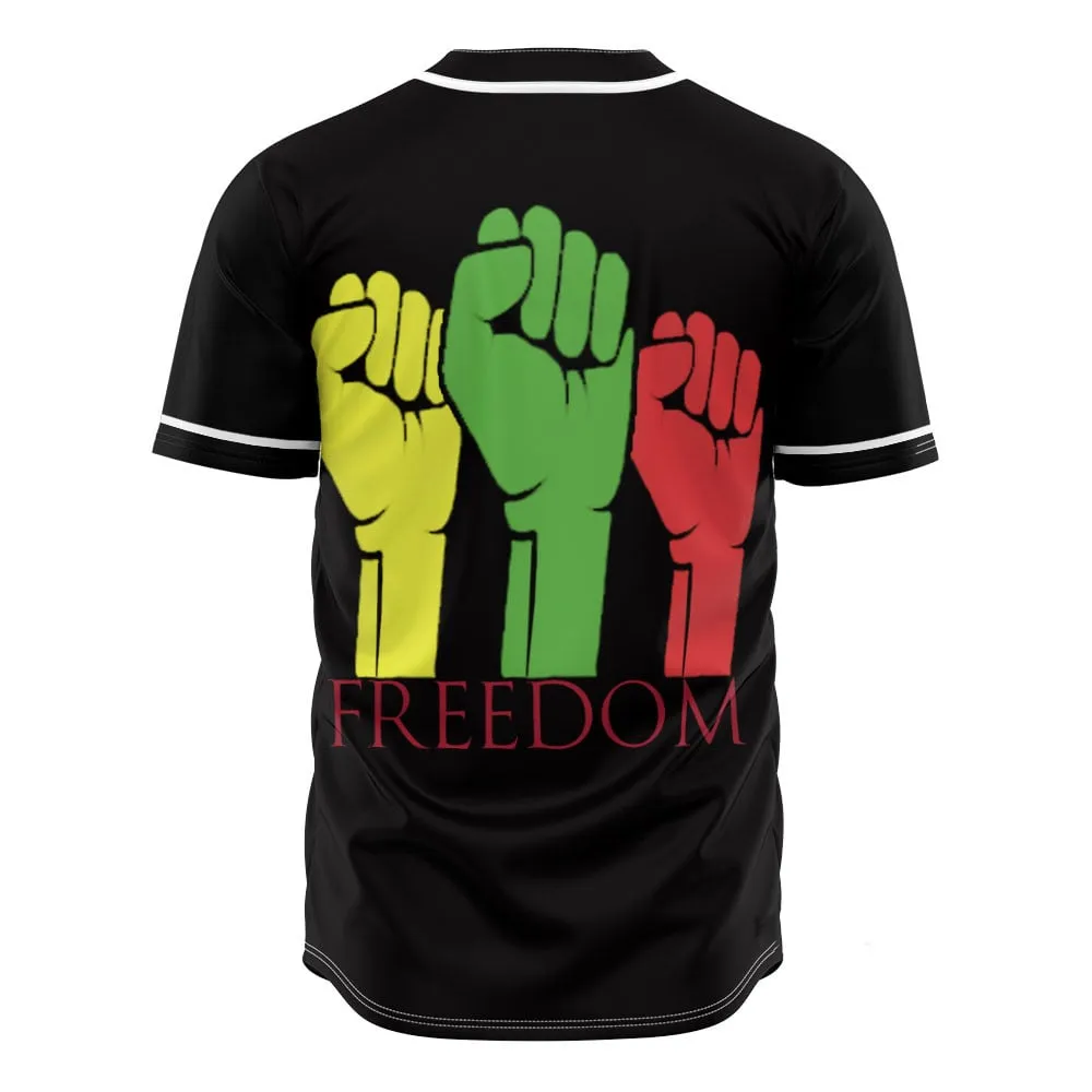 Freedom African Juneteenth Since 1865 Baseball Jersey Shirt