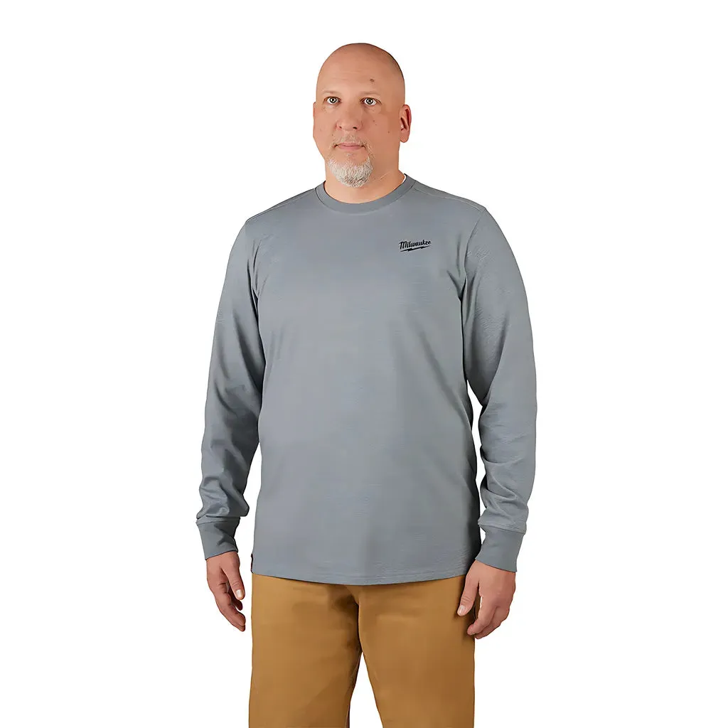 FREEFLEX™ Hybrid Work Tee - Long Sleeve - Gray M