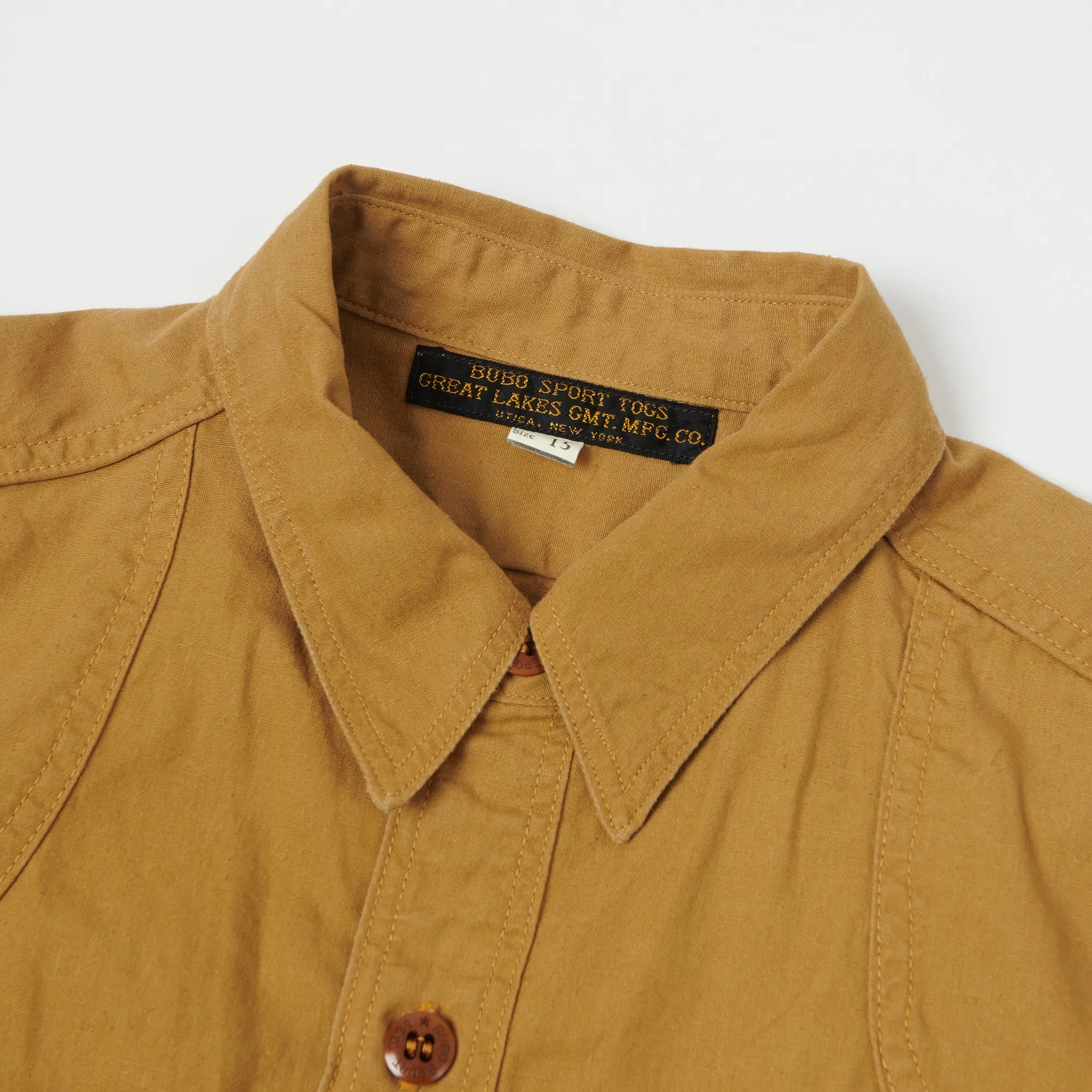 Freewheelers 2123014 'Montauk' Shirt - Camel