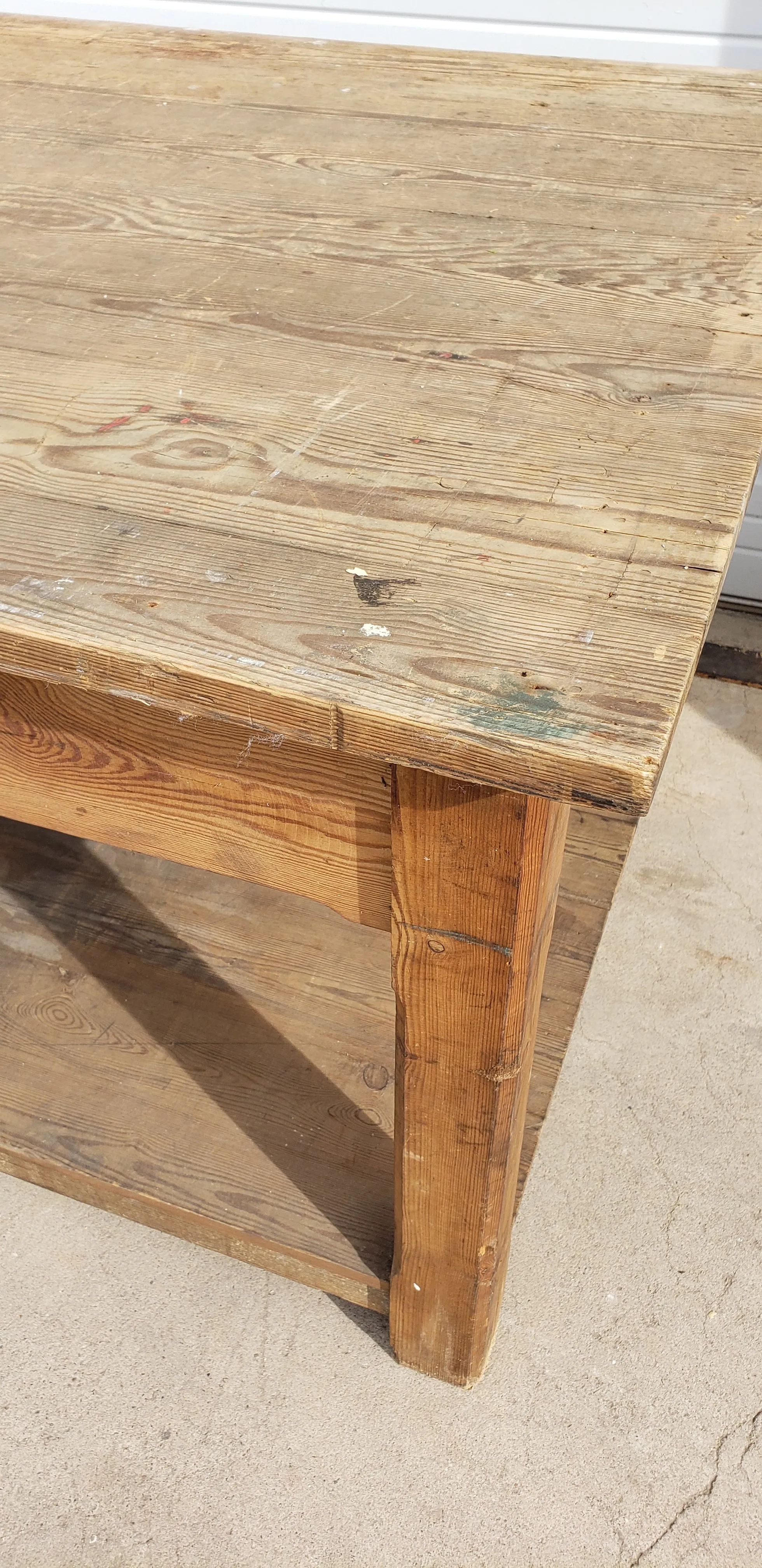 French Pine Drapier Table