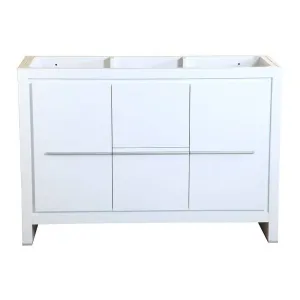 Fresca FCB8148WH Allier 48" White Modern Bathroom Cabinet