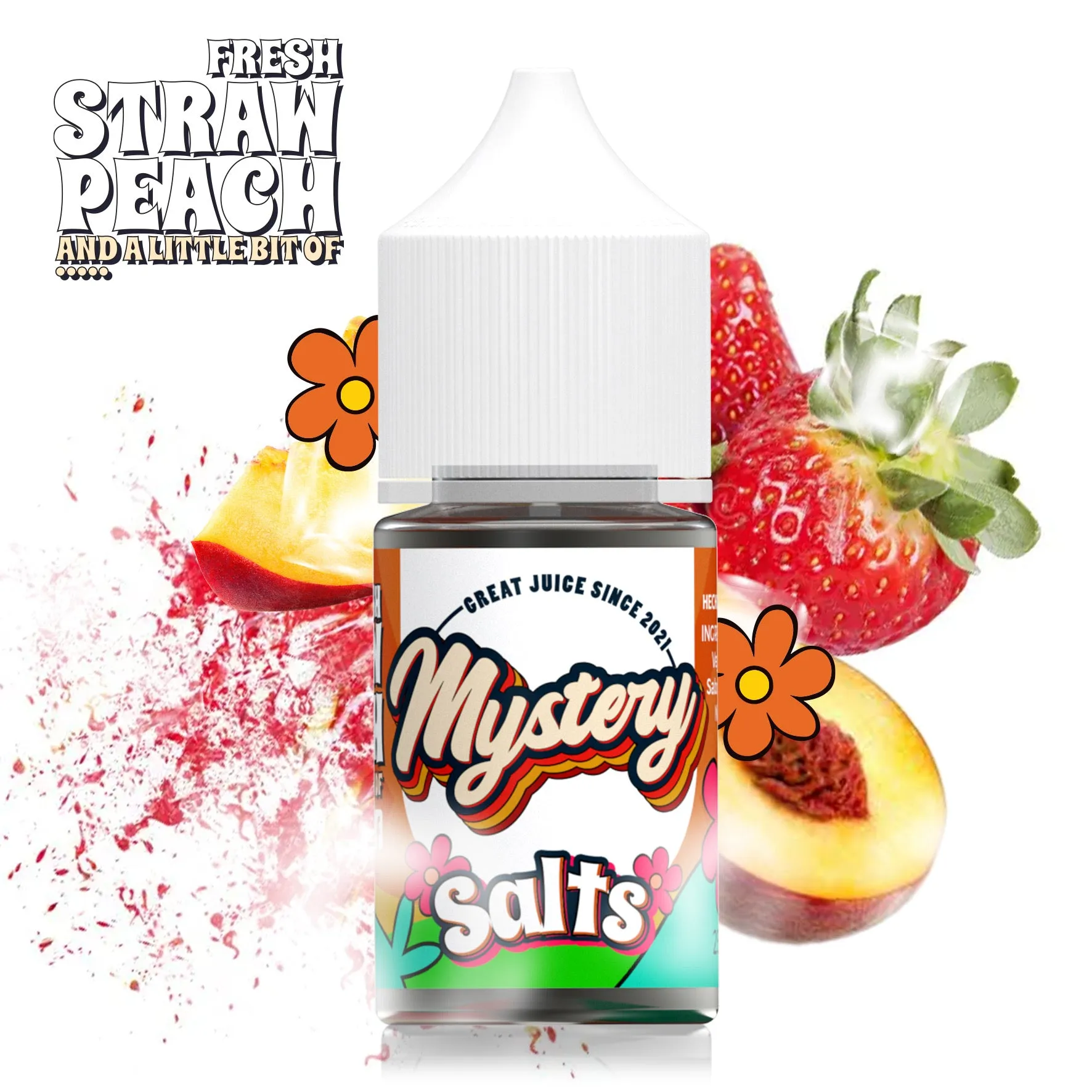 Fresh Straw Peach - 30ml Nicotine Salts by Mystery