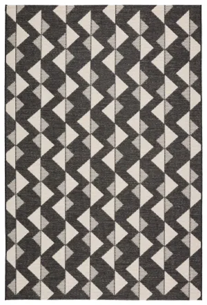 Fresno FSN01 Black/Cream Rug