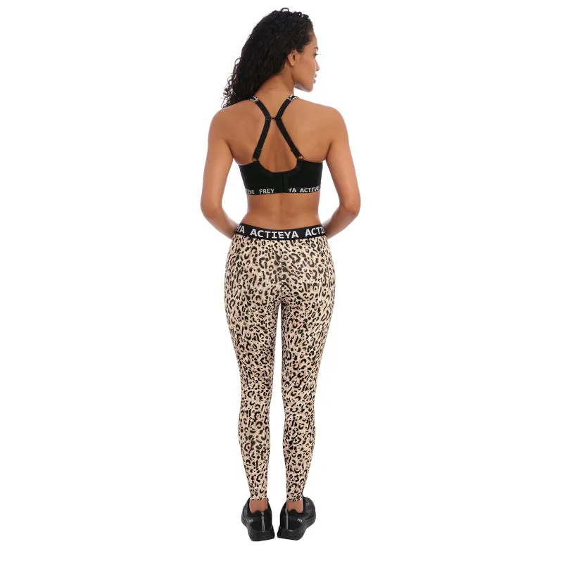 Freya Sonic Moulded Sports Bra Leopard Black