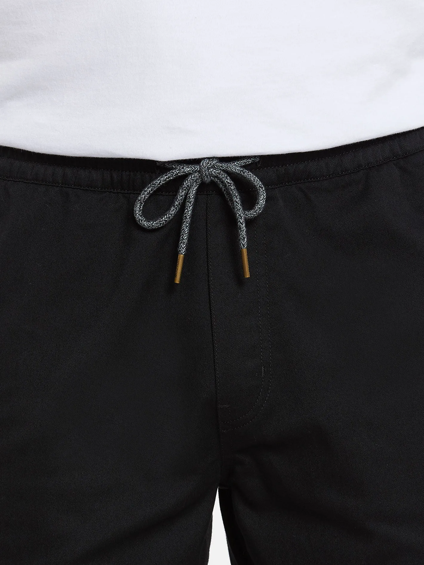 Frickin Elastic Waist Shorts - Black