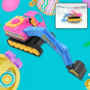 Friction Powered Construction JCB for Kids, Plastic Moving Smooth, Construction Vehicles for Kids | Construction Toy | Pull Back | Toys Mini Construction Series (1 Pc)