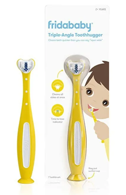 Frida Baby Triple-Angle Training Toothbrush Yellow