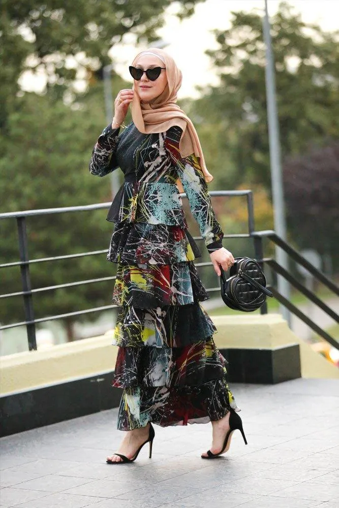 Frilly Modest Dress