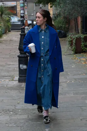 FRNCH Delphina Electric Blue Coat