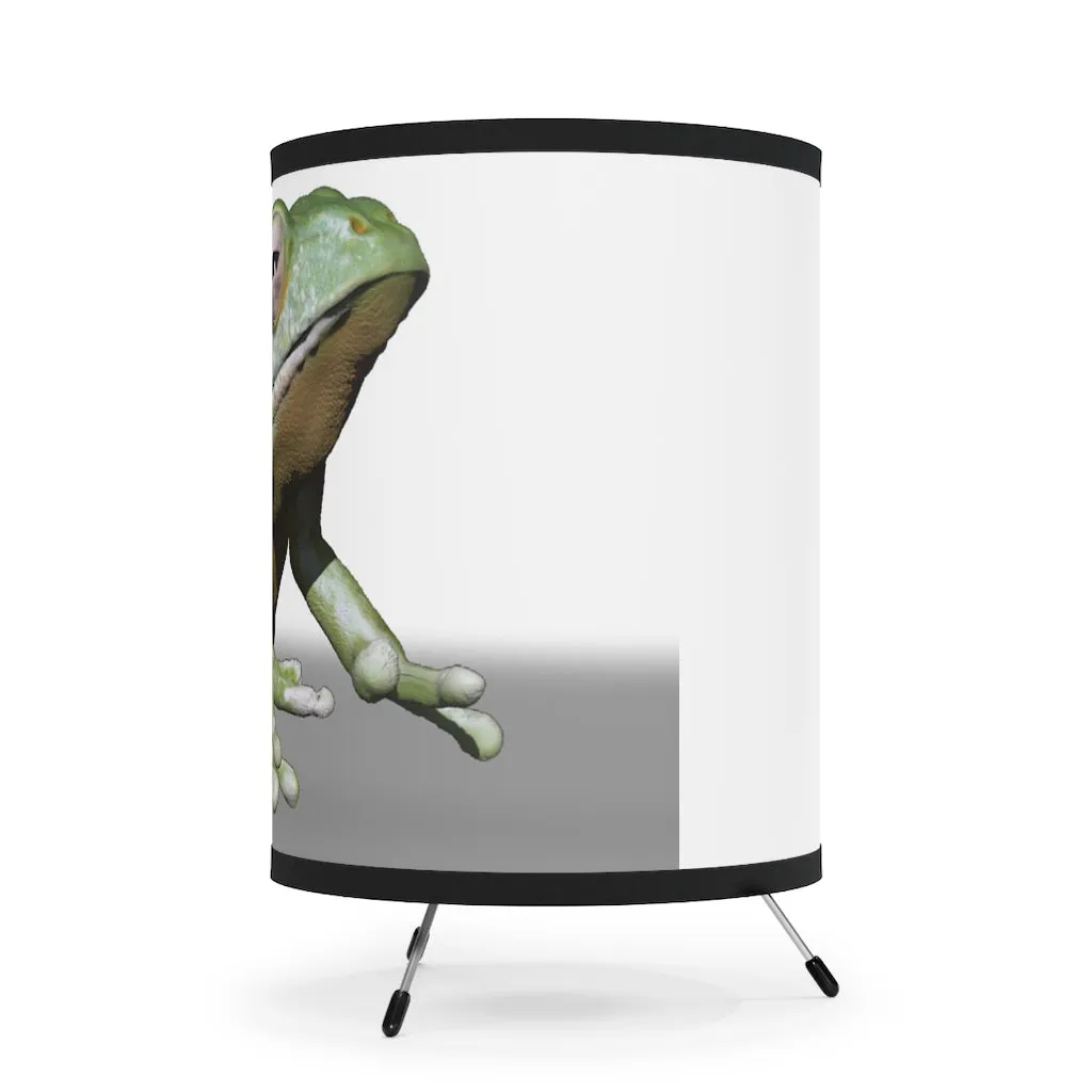 Frog Tripod Lamp with High-Res Printed Shade, US/CA plug