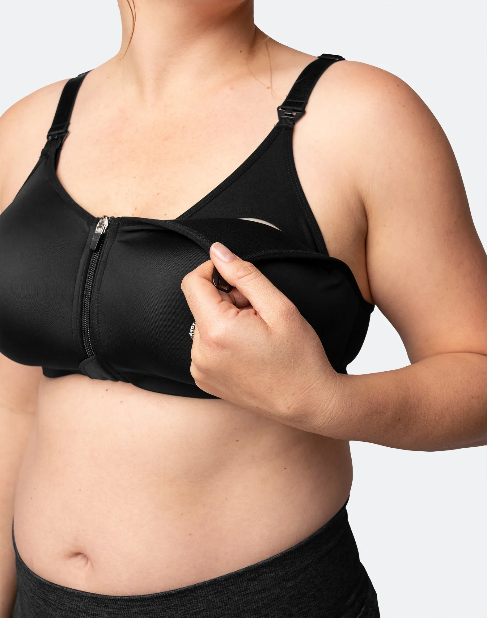 Front Closure Nursing Bra - Radiance Bra Black