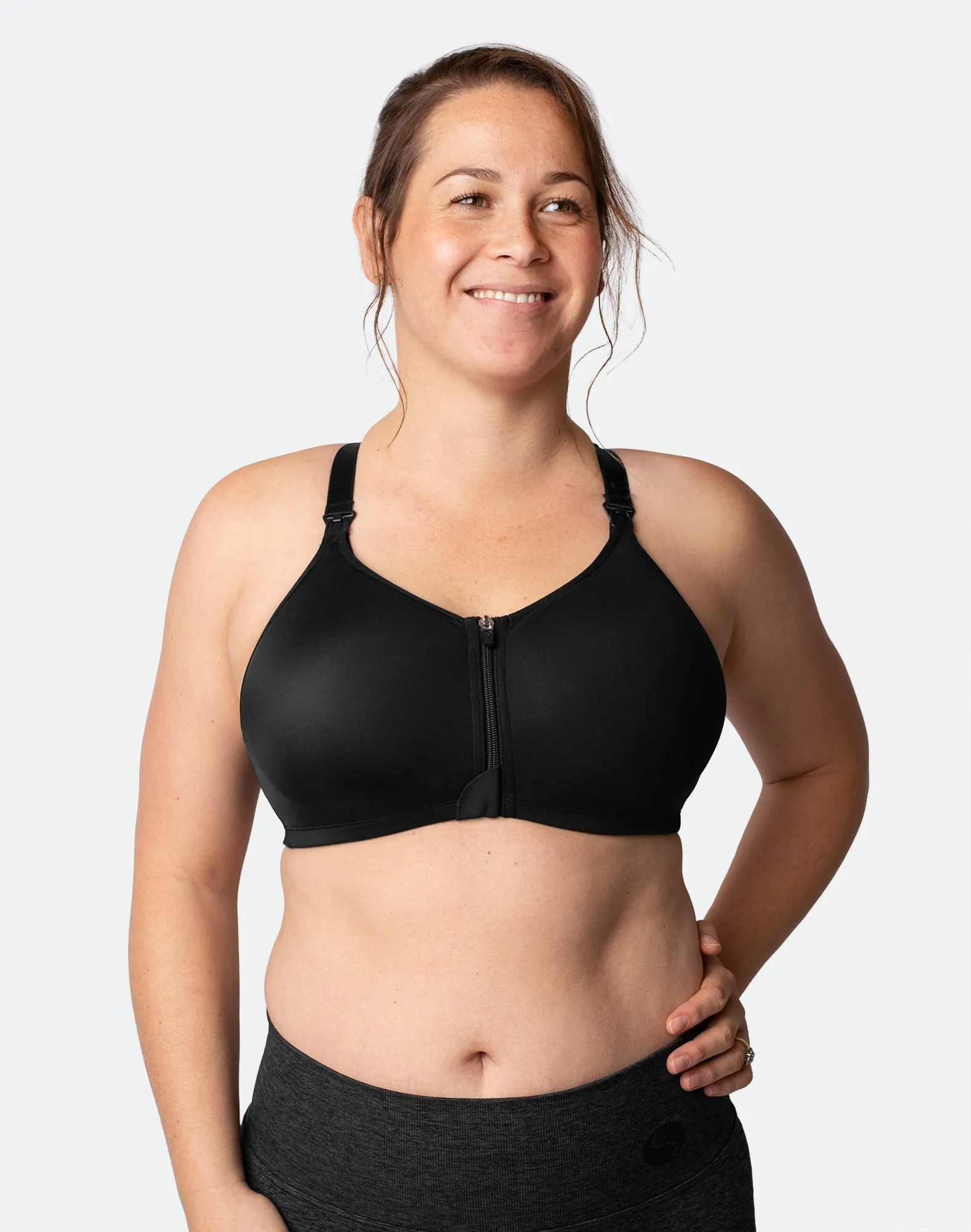 Front Closure Nursing Bra - Radiance Bra Black