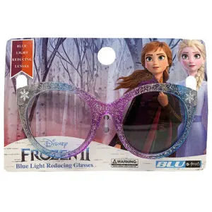 Frozen Purple Cateye w/ Snowflakes Blue Light Blocking Glasses