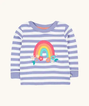 Frugi Easy On Top - Grape Stripe/Rainbow