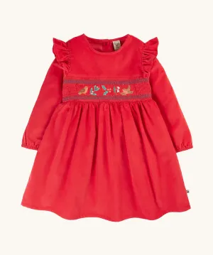 Frugi Leonora Dress - True Red/Robin