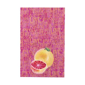 Fruit Grapefruit Kitchen Towel