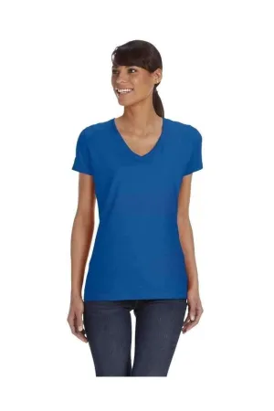 Fruit of the Loom L39VR: Ladies 5 oz HD Cotton V-Neck T-Shirt