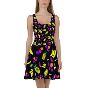 Fruit Salad Skater Dress