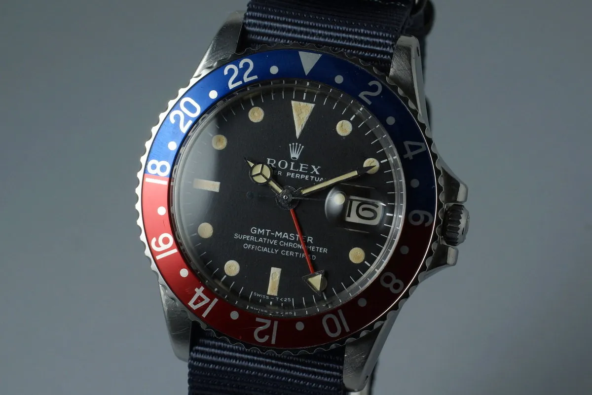 FS: 1971 Rolex GMT 1675 Mark I Dial