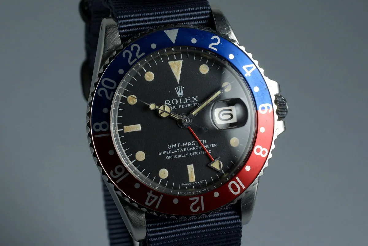 FS: 1971 Rolex GMT 1675 Mark I Dial