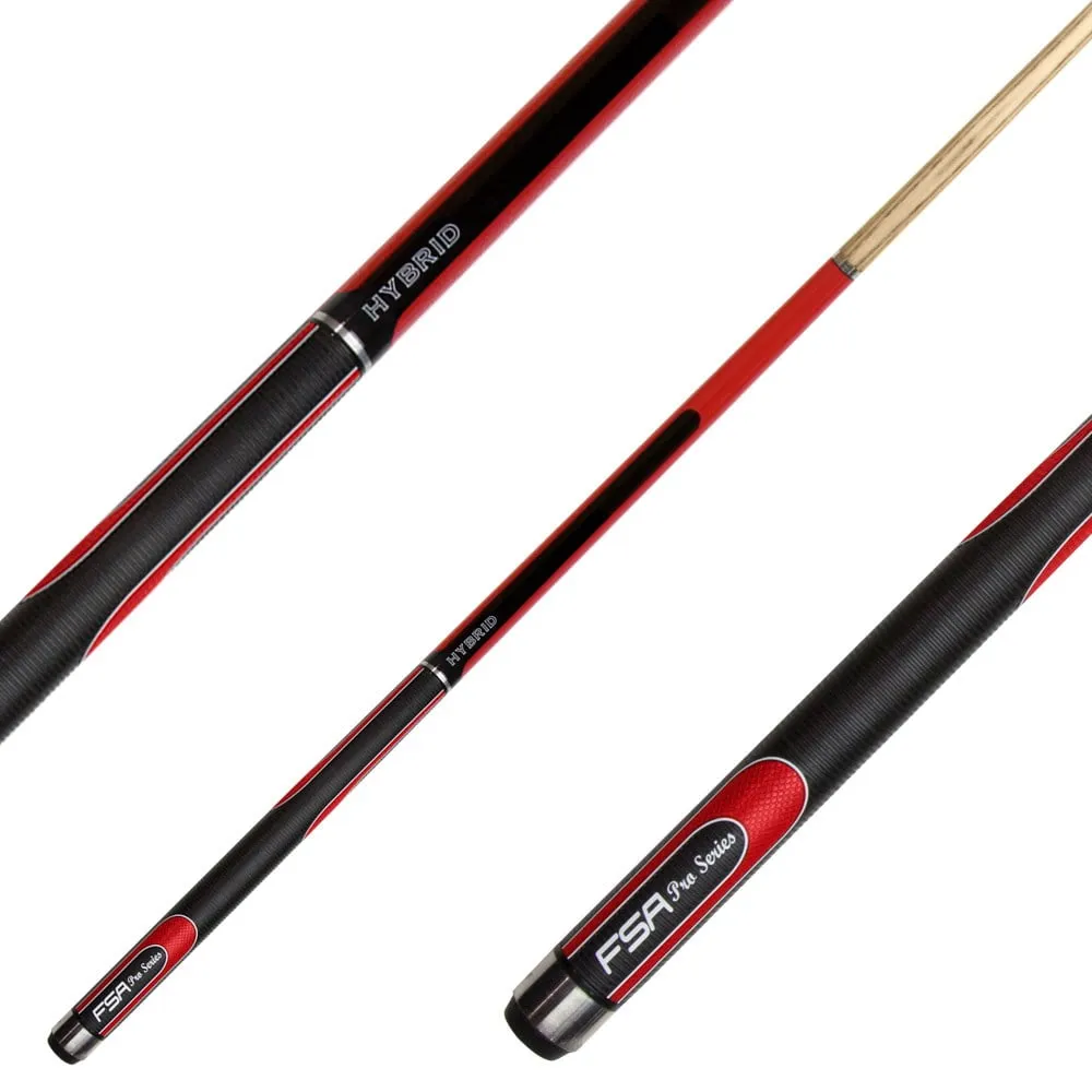 FSA Pro Series Soft Grip Hybrid Ash Pool Cue 2 Piece