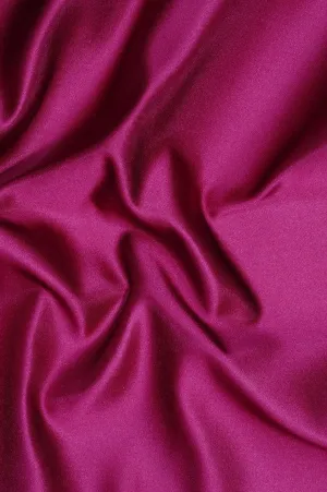 Fuchsia Double Face Duchess Satin Fabric