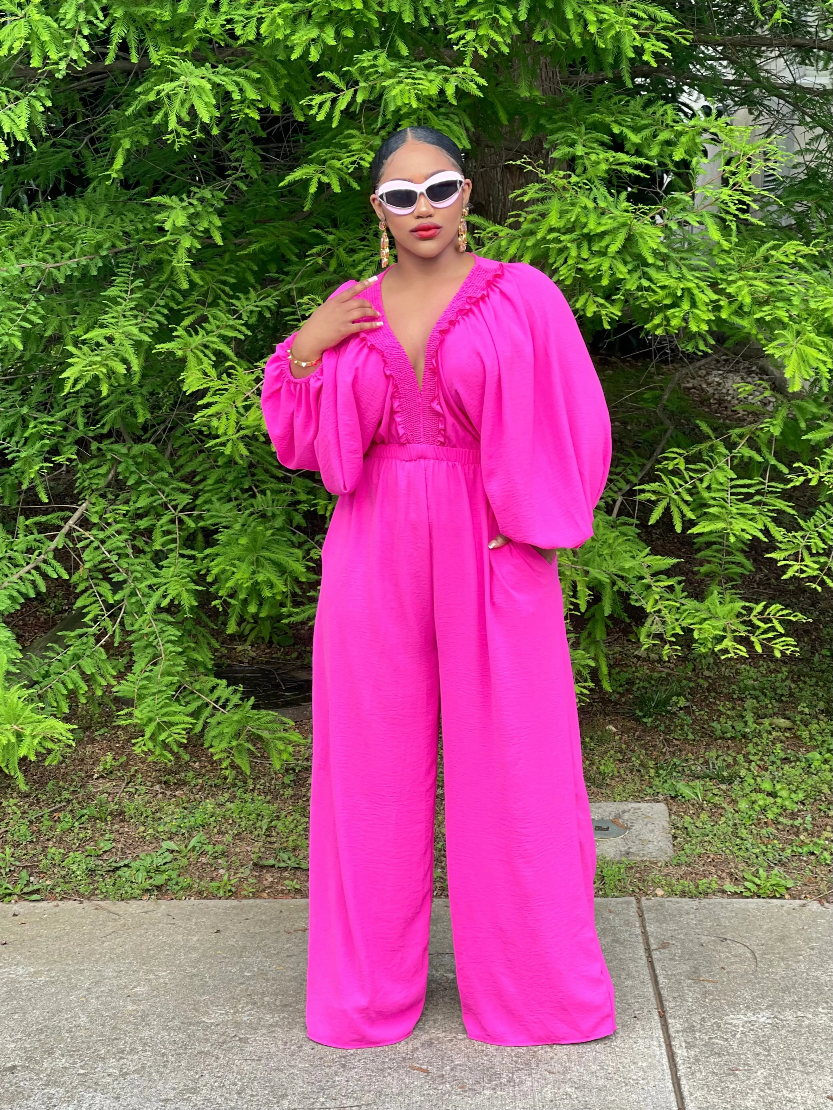 Fuchsia Jumpsuit