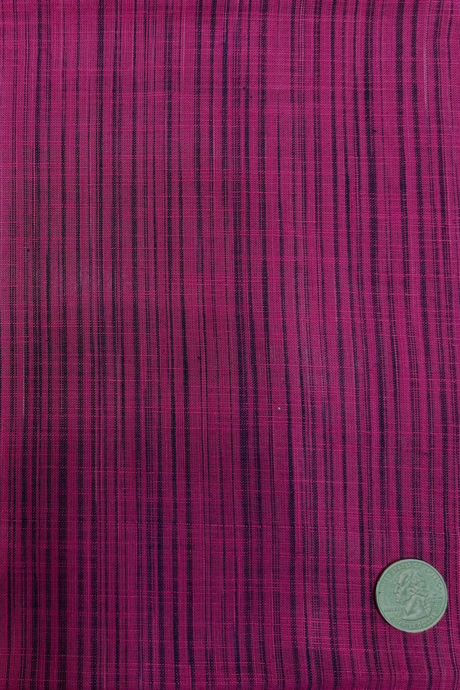 Fuchsia Stripe Cotton Novelty COT-179-02