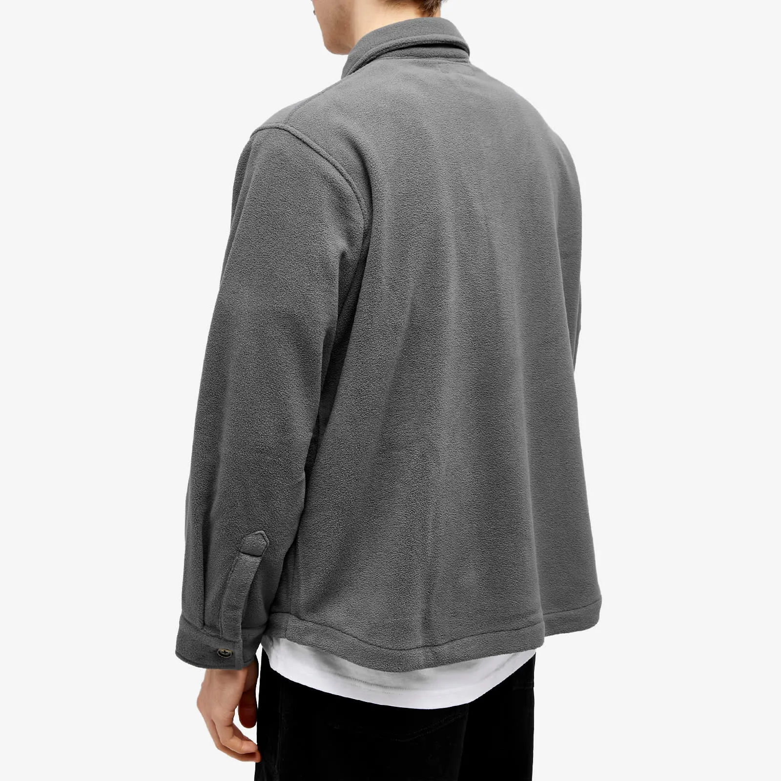 Fucking Awesome Polar Fleece Overshirt, Charcoal