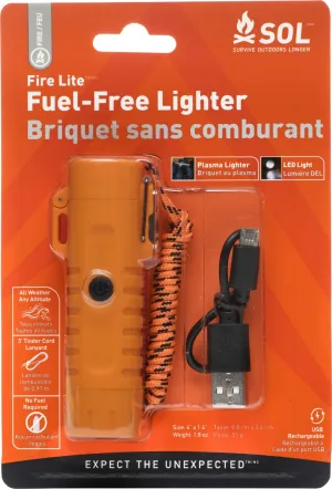 Fuel-free lighter Fire Lite SOL, orange