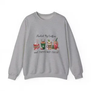 Fuelled by coffee and cheer  Unisex Heavy Blend™ Crewneck Sweatshirt