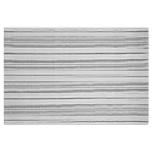 Fulbeck Steel Stripe Rug