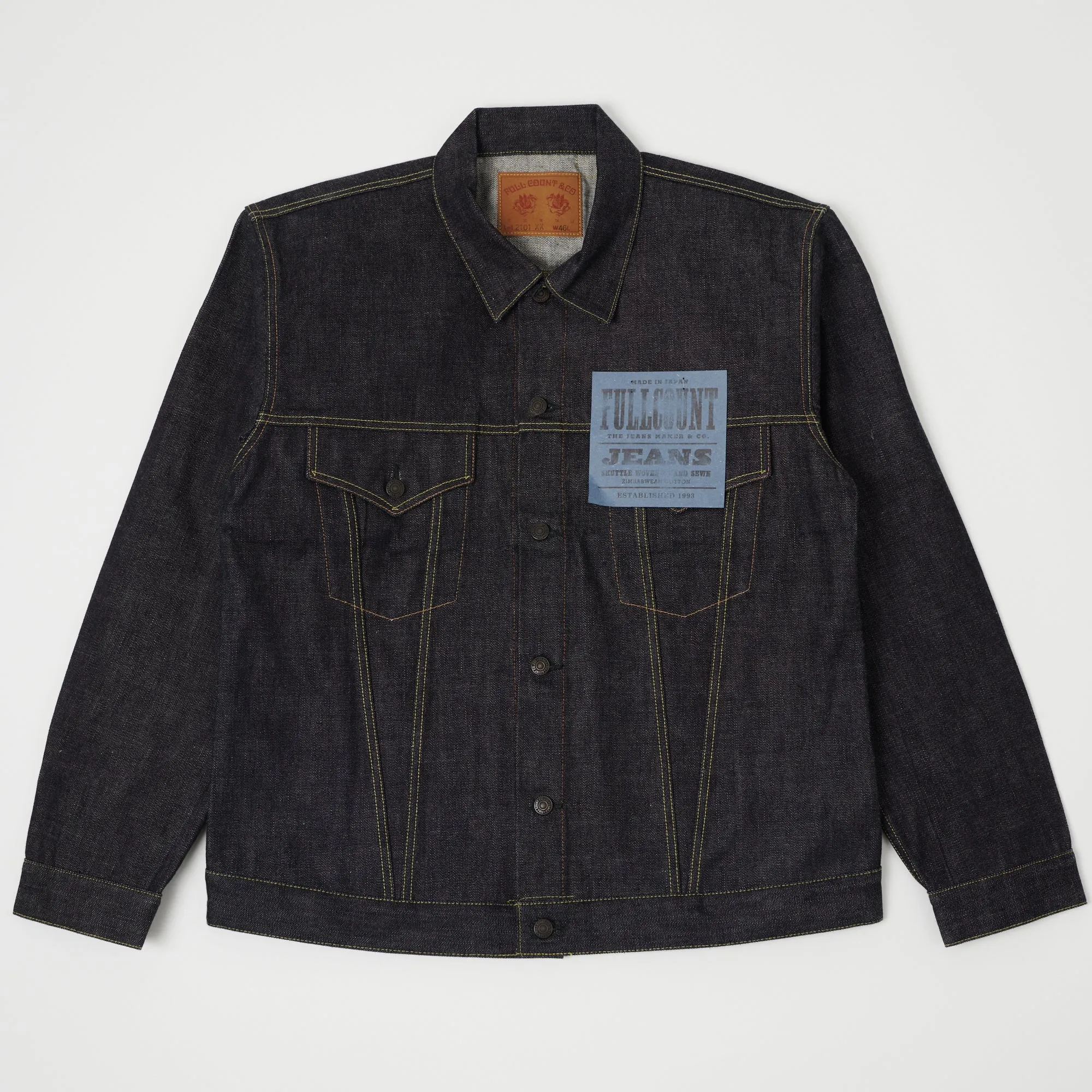 Full Count 2101XX 15.5oz Type III Denim Jacket