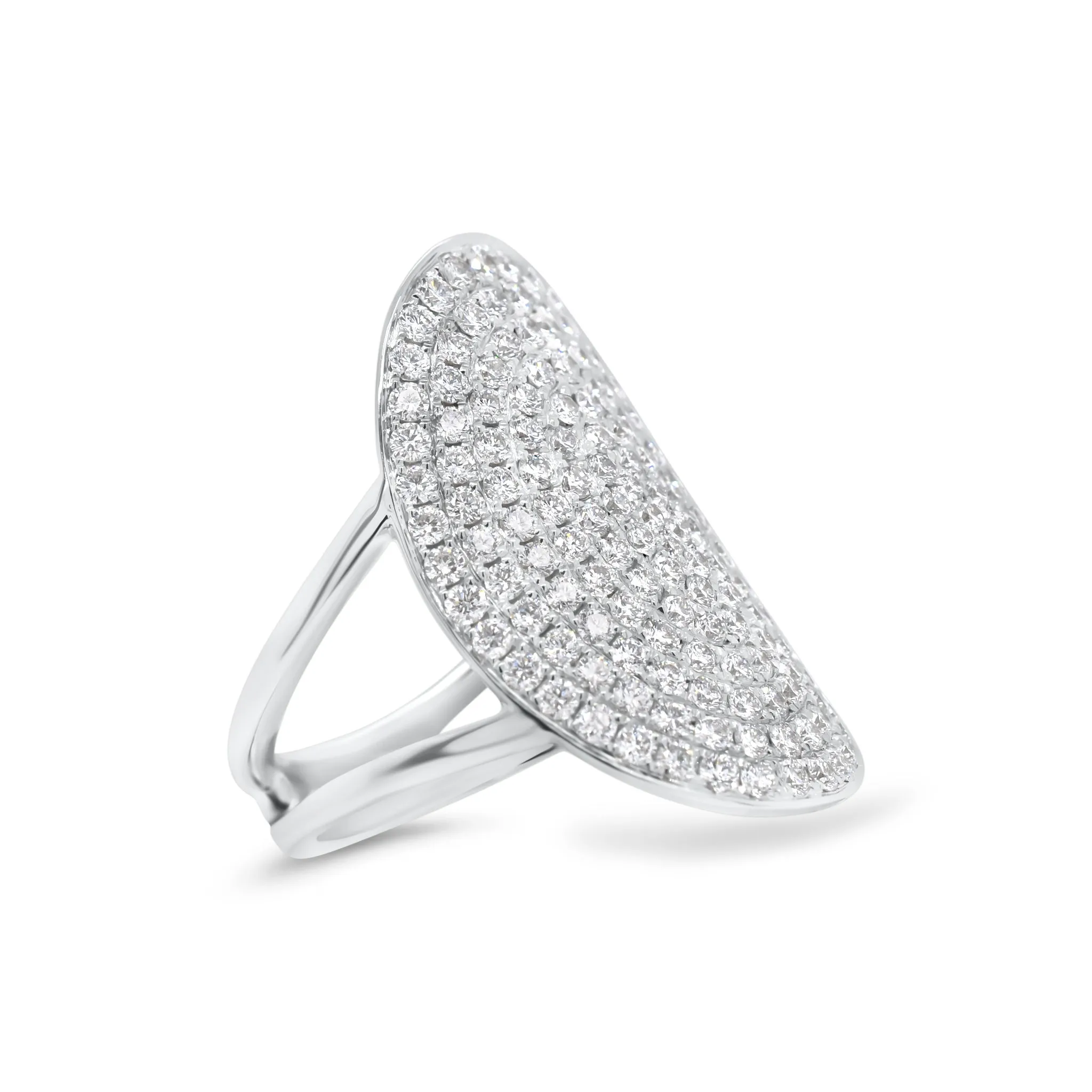 Full-cut Diamond Oval Ring