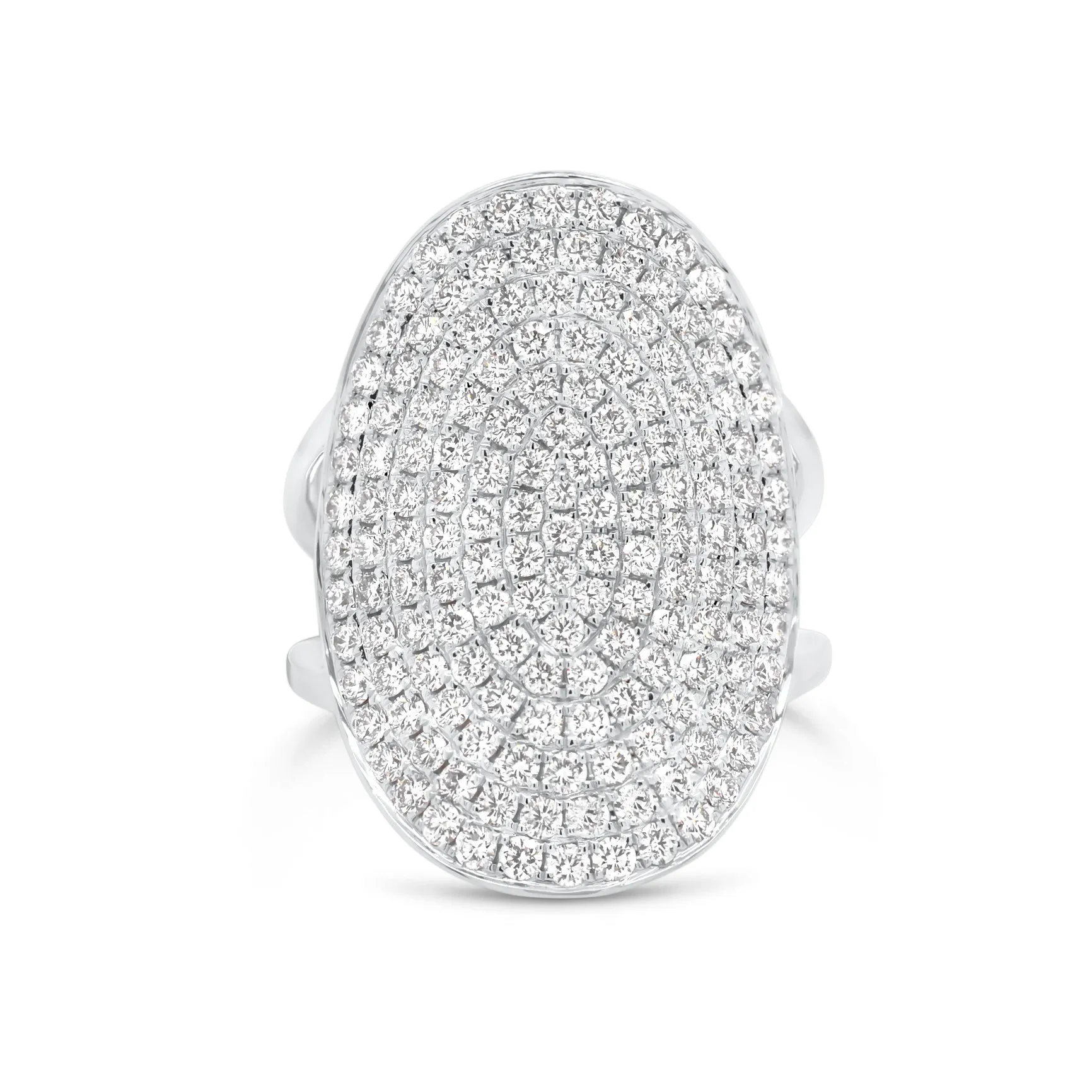 Full-cut Diamond Oval Ring