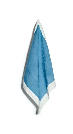 Full Field Linen Napkin in Sky Blue, 50x50cm