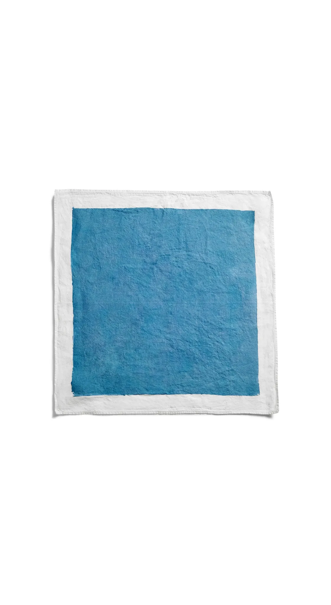 Full Field Linen Napkin in Sky Blue, 50x50cm