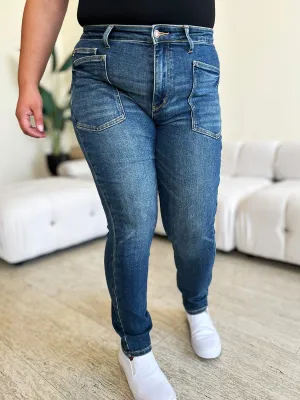 Full Size High Waist Skinny Jeans