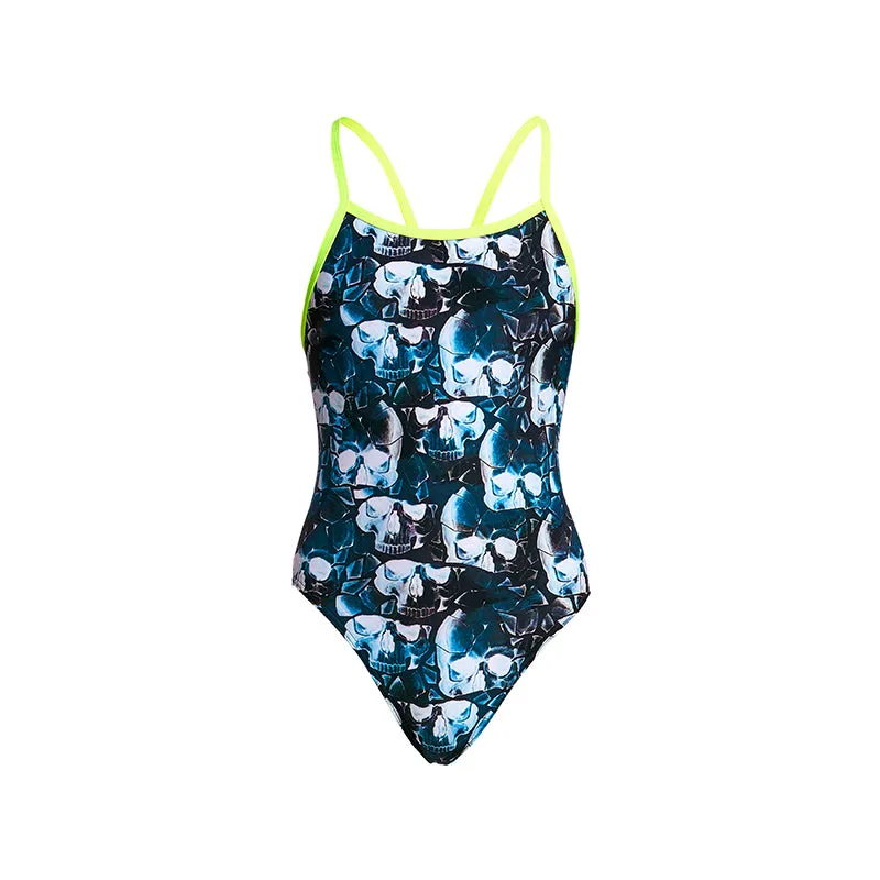 Funkita - Bone Head - Girls Single Strap One Piece