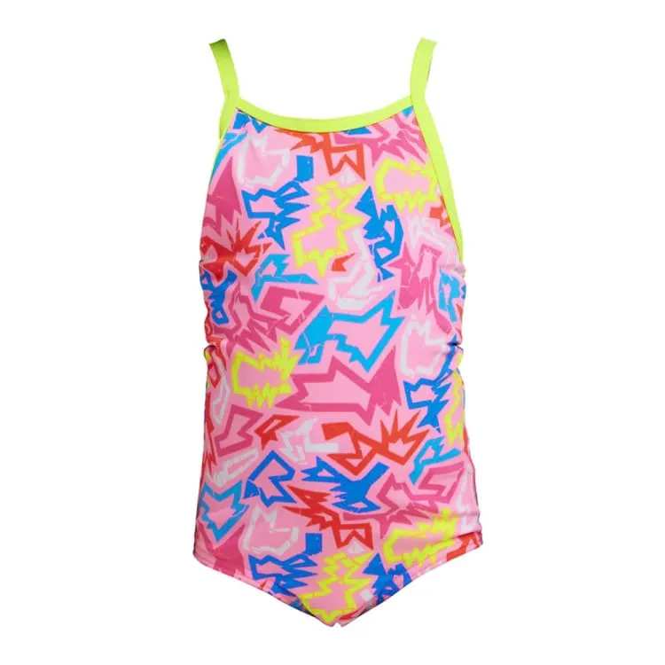 Funkita Toddler Printed One Piece-ROCK STAR