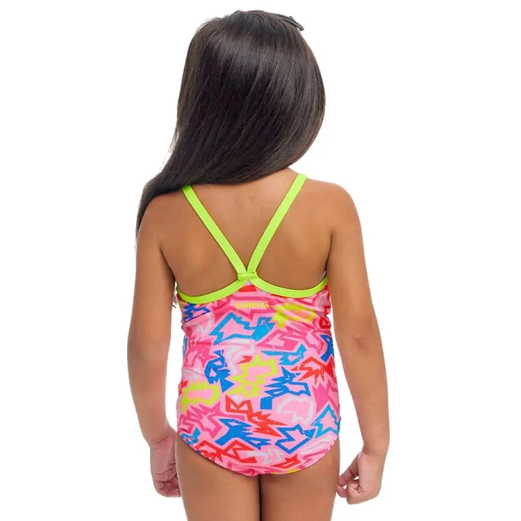 Funkita Toddler Printed One Piece-ROCK STAR