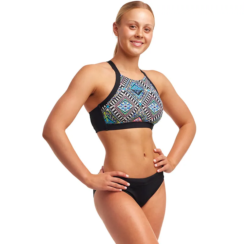 Funkita - Weave Please - Ladies Hi Light Swim Top