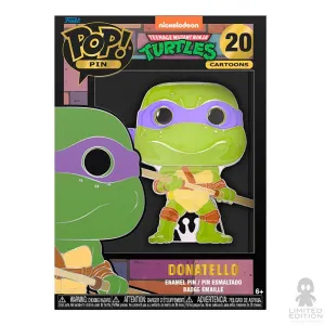 Funko Pin Donatello 20 Las Tortugas Ninja By Nickelodeon - Limited Edition