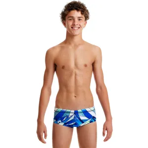 Funky Trunks - Blue Ascent - Boys Sidewinder Trunks