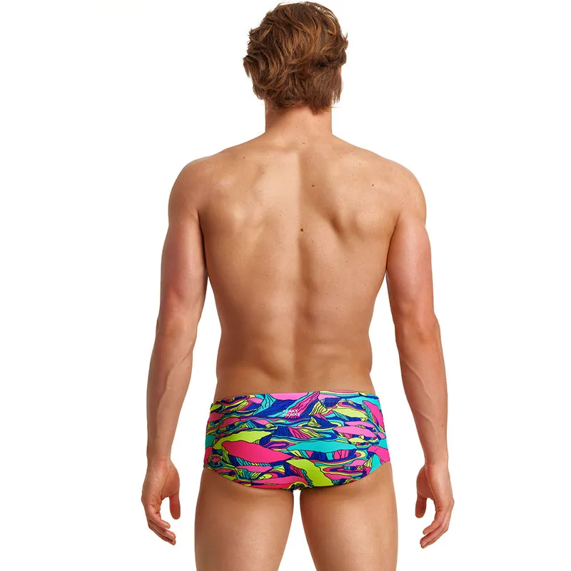 Funky Trunks - Bright Bergs - Mens Eco Sidewinder Trunks