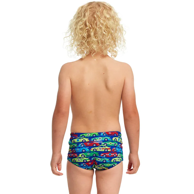 Funky Trunks - Car Stacker - Toddler Boys Printed Trunks