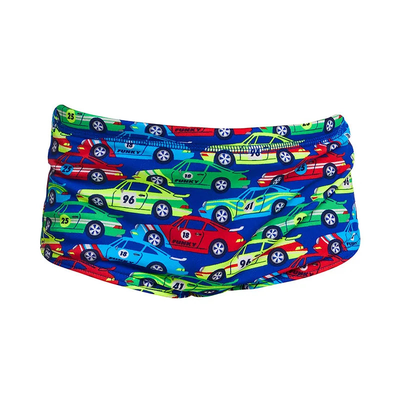 Funky Trunks - Car Stacker - Toddler Boys Printed Trunks