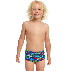 Funky Trunks - Car Stacker - Toddler Boys Printed Trunks